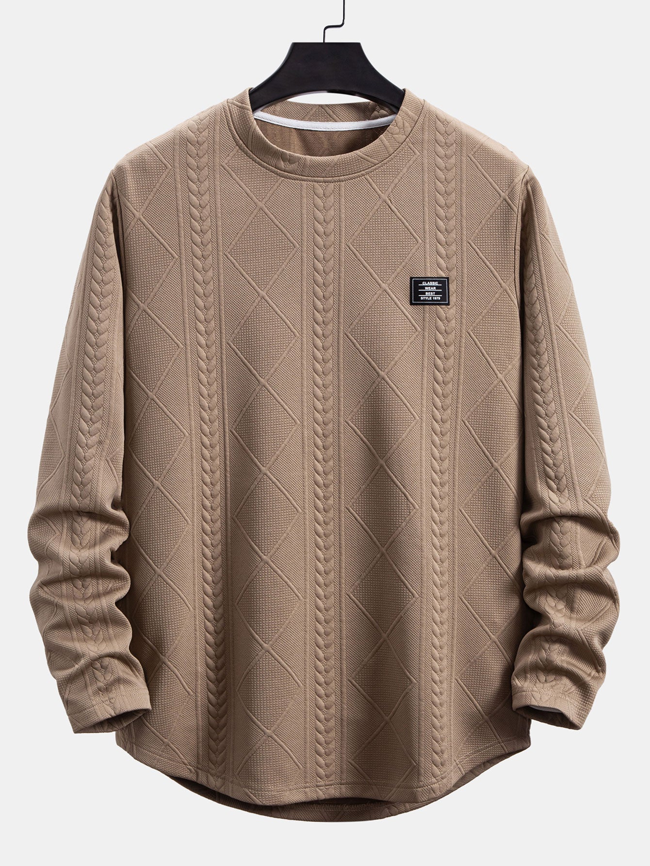VARENO Geometric Sweatshirt