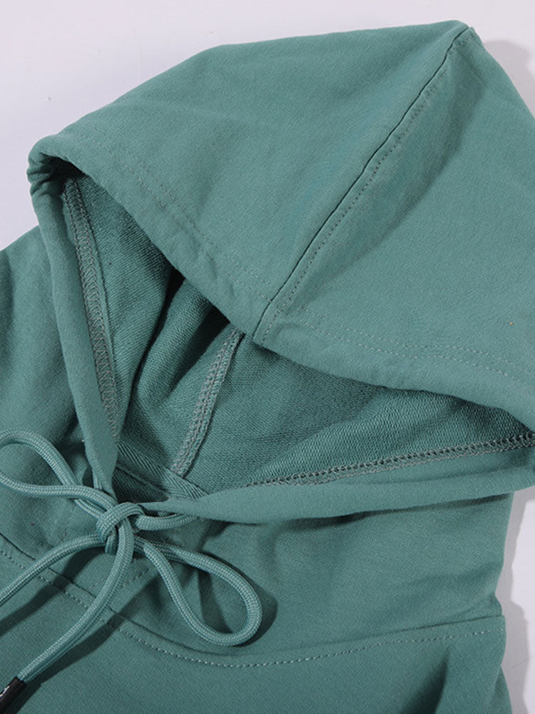VARENO Basic Keten Hoodie