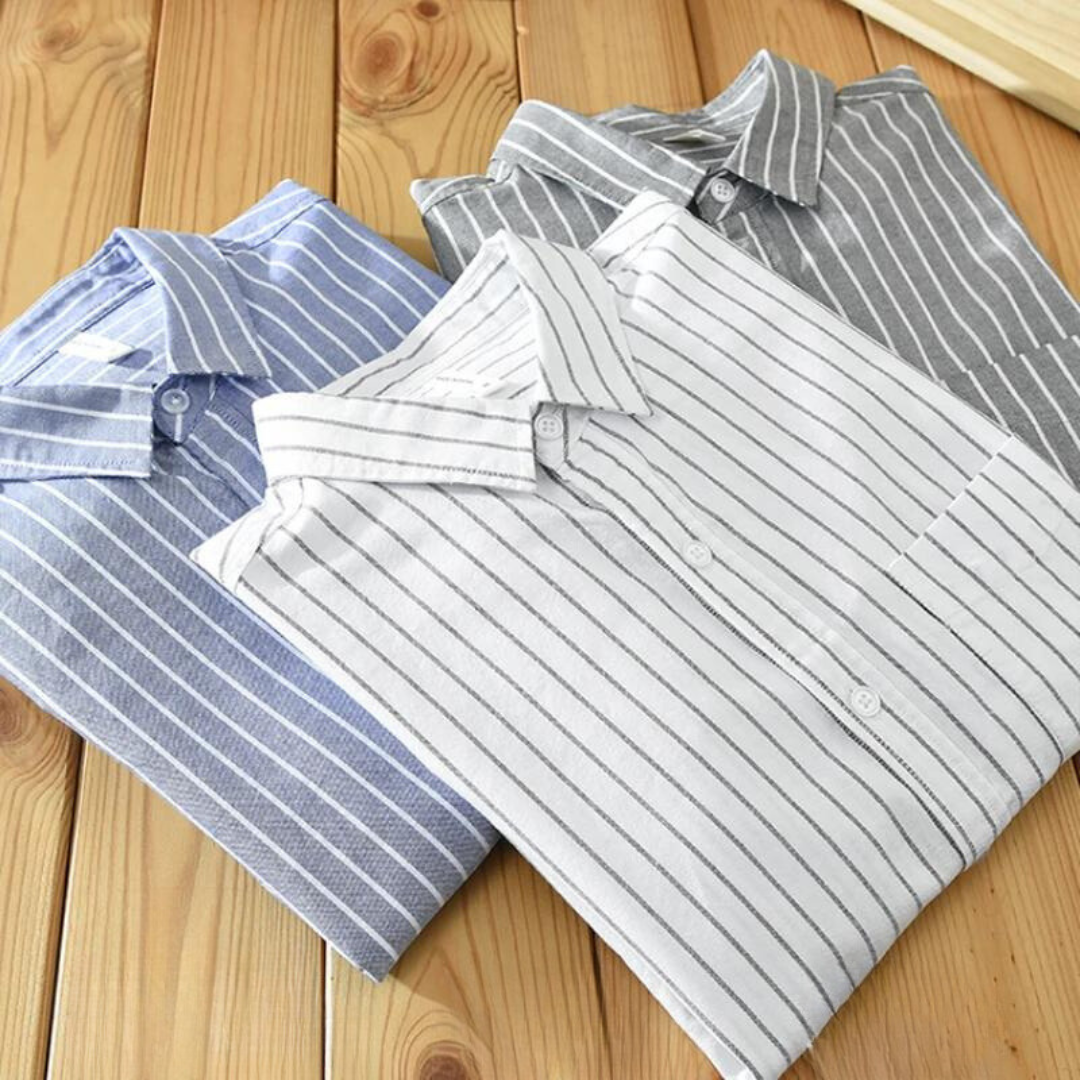 VARENO Stripe Gömlek