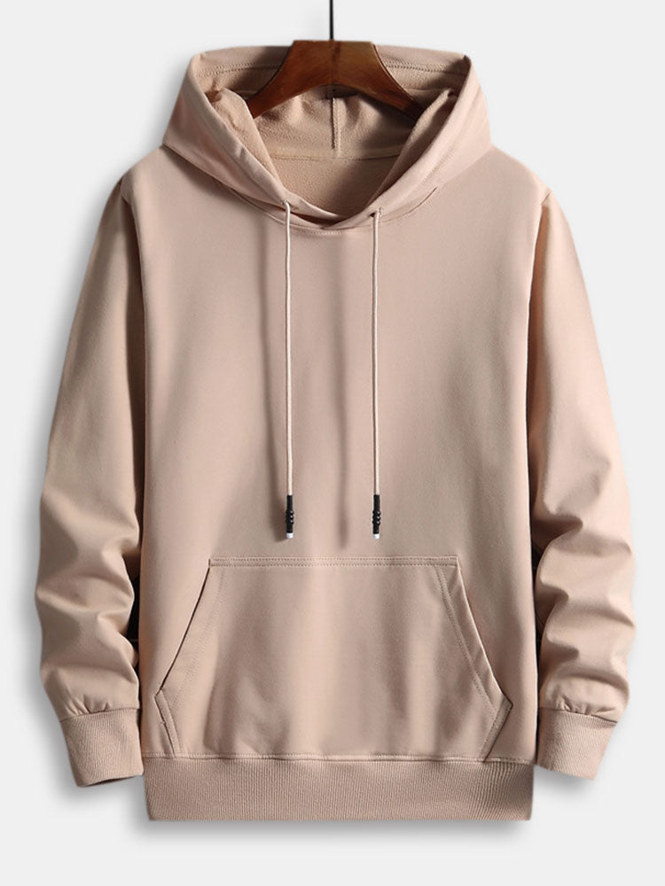 VARENO Basic Keten Hoodie