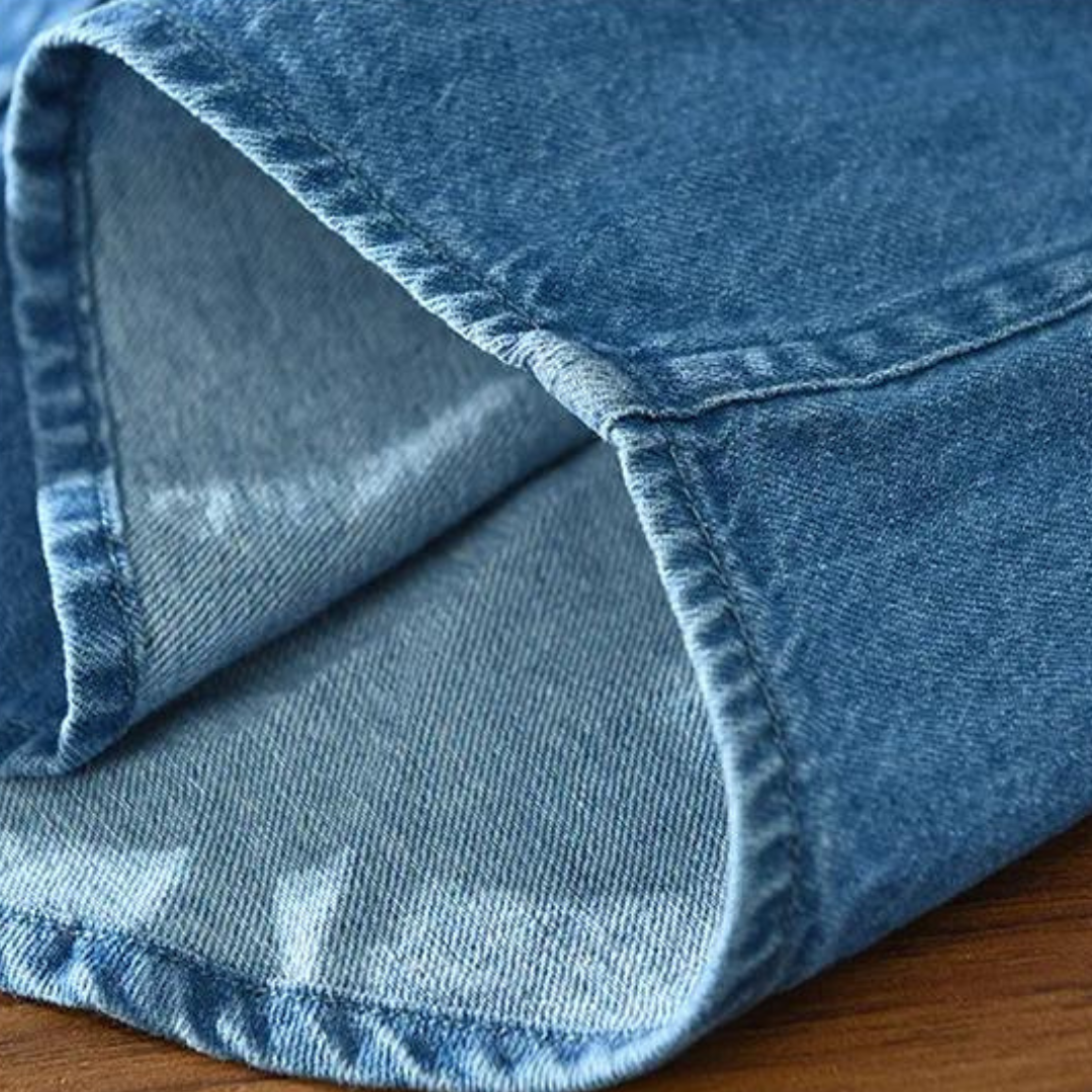 VARENO Denim Collar Gömlek