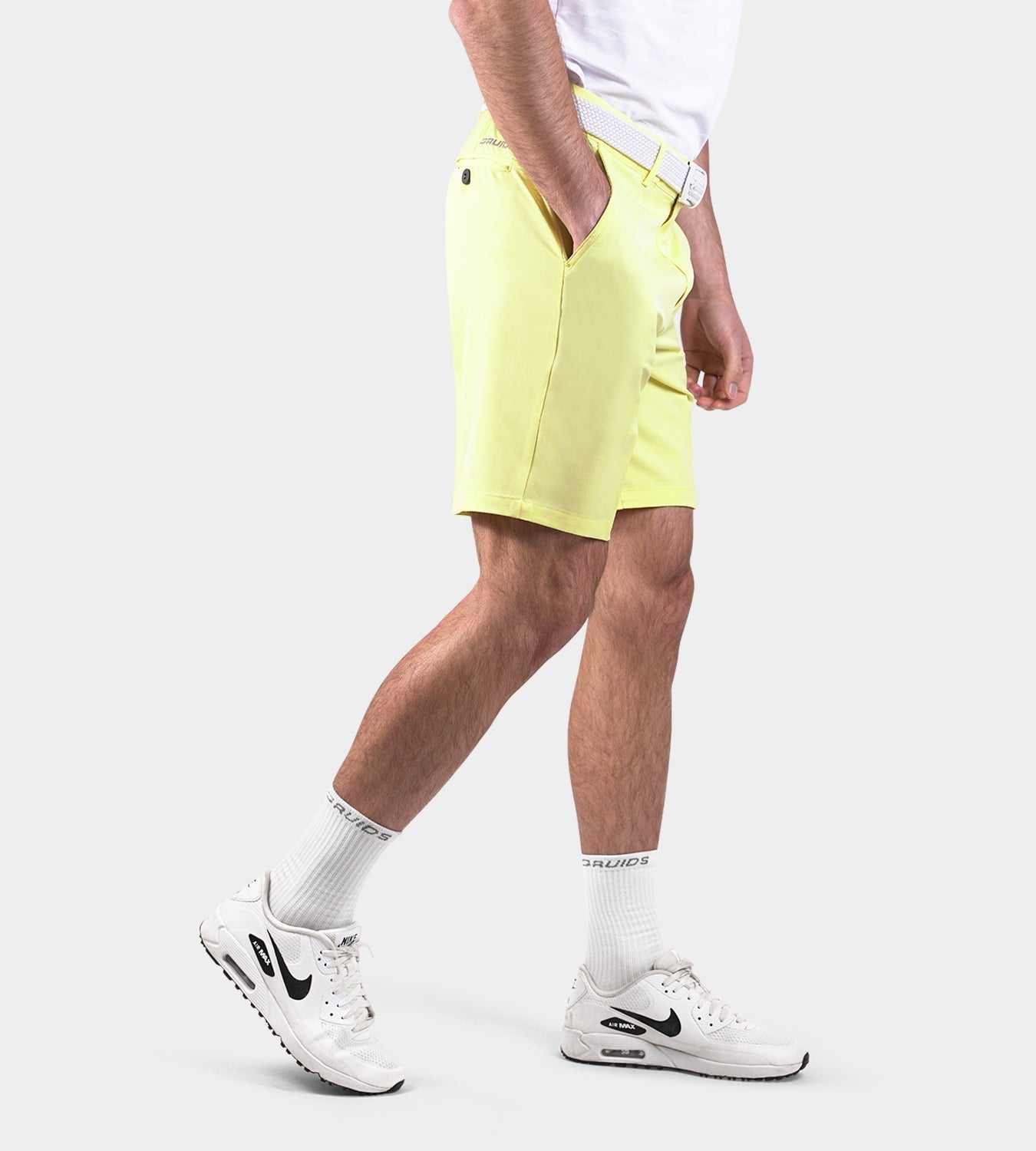 CLIMA GOLF SHORTS - LEMON