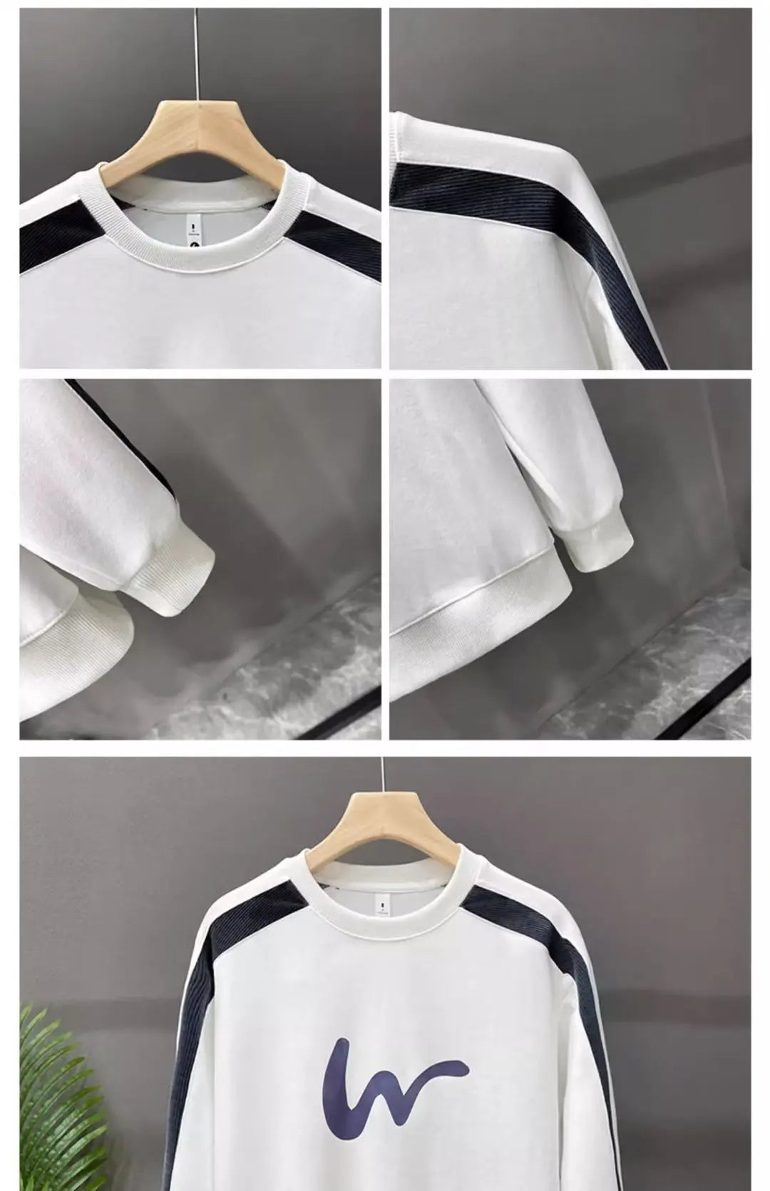 VARENO Korean Cotton Sweatshirt