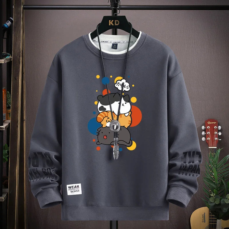 VARENO JP Cartoon Sweatshirt