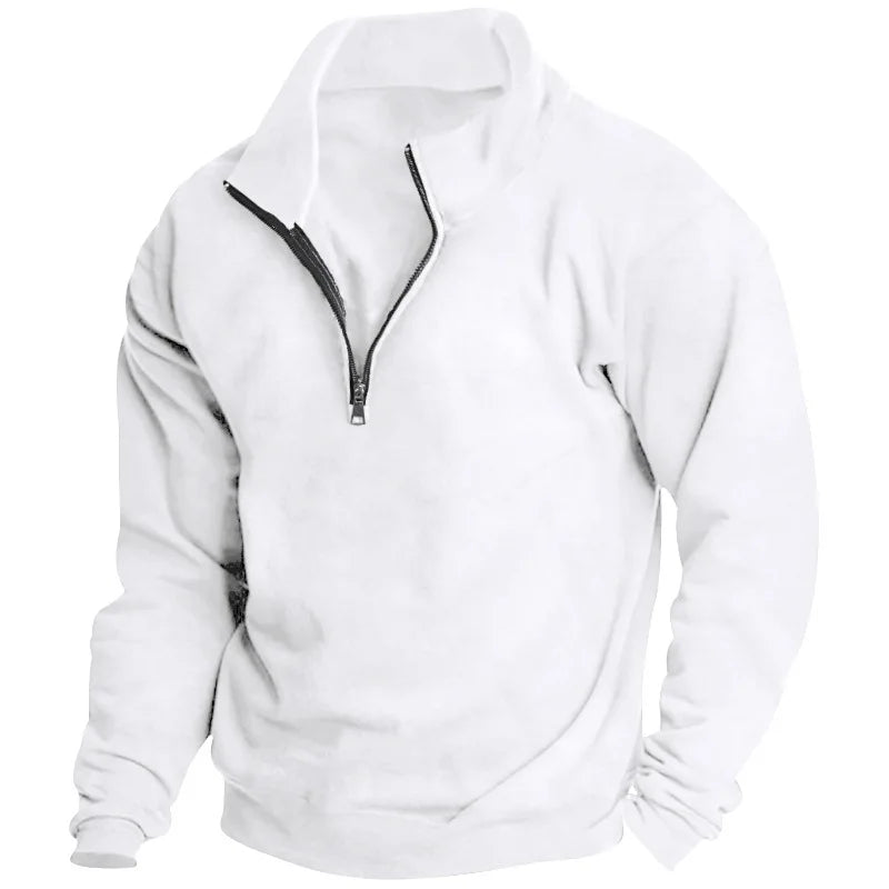 VARENO Zipper Sweatshirt