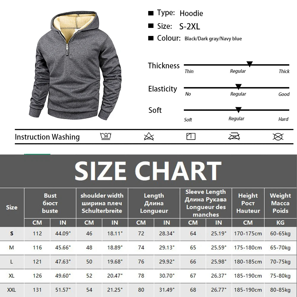 VARENO Yün Hoodies