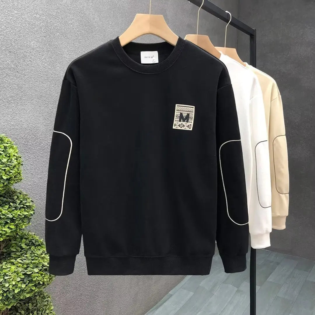 VARENO Korean Casual Sweatshirt