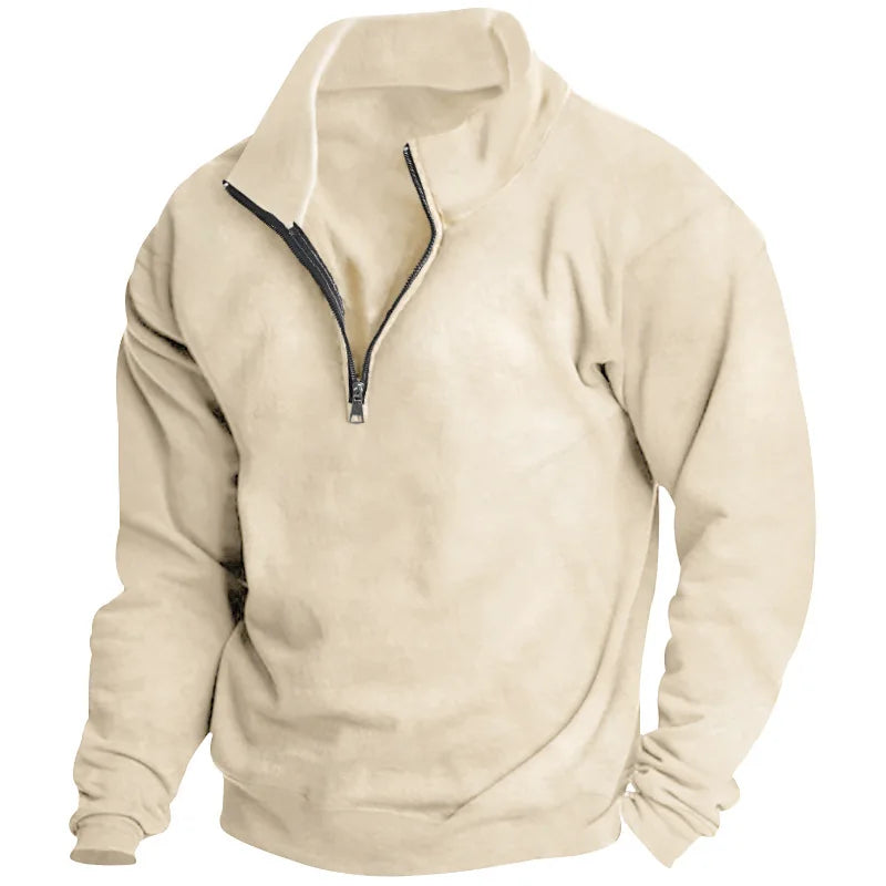 VARENO Zipper Sweatshirt