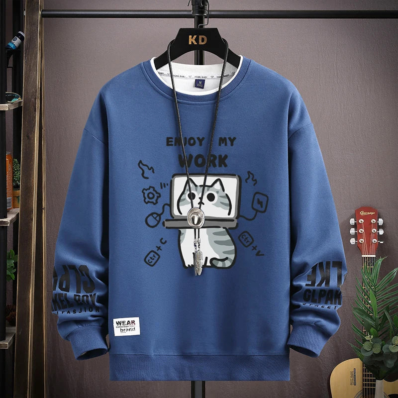 VARENO TV Kedi Sweatshirts