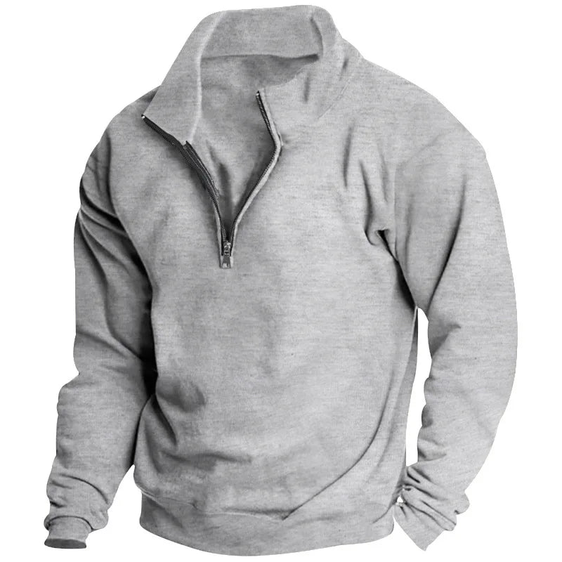 VARENO Zipper Sweatshirt