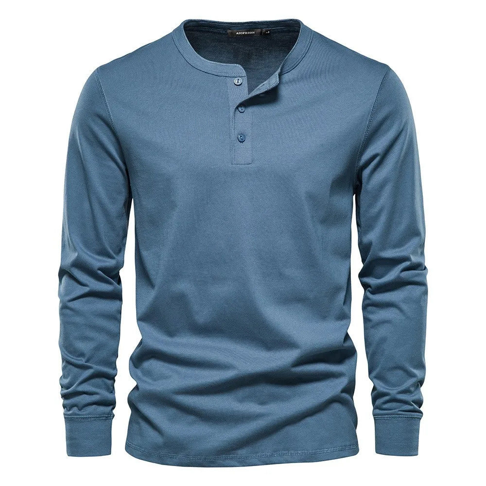 VARENO Henley Sweatshirt