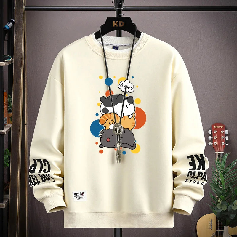 VARENO JP Cartoon Sweatshirt