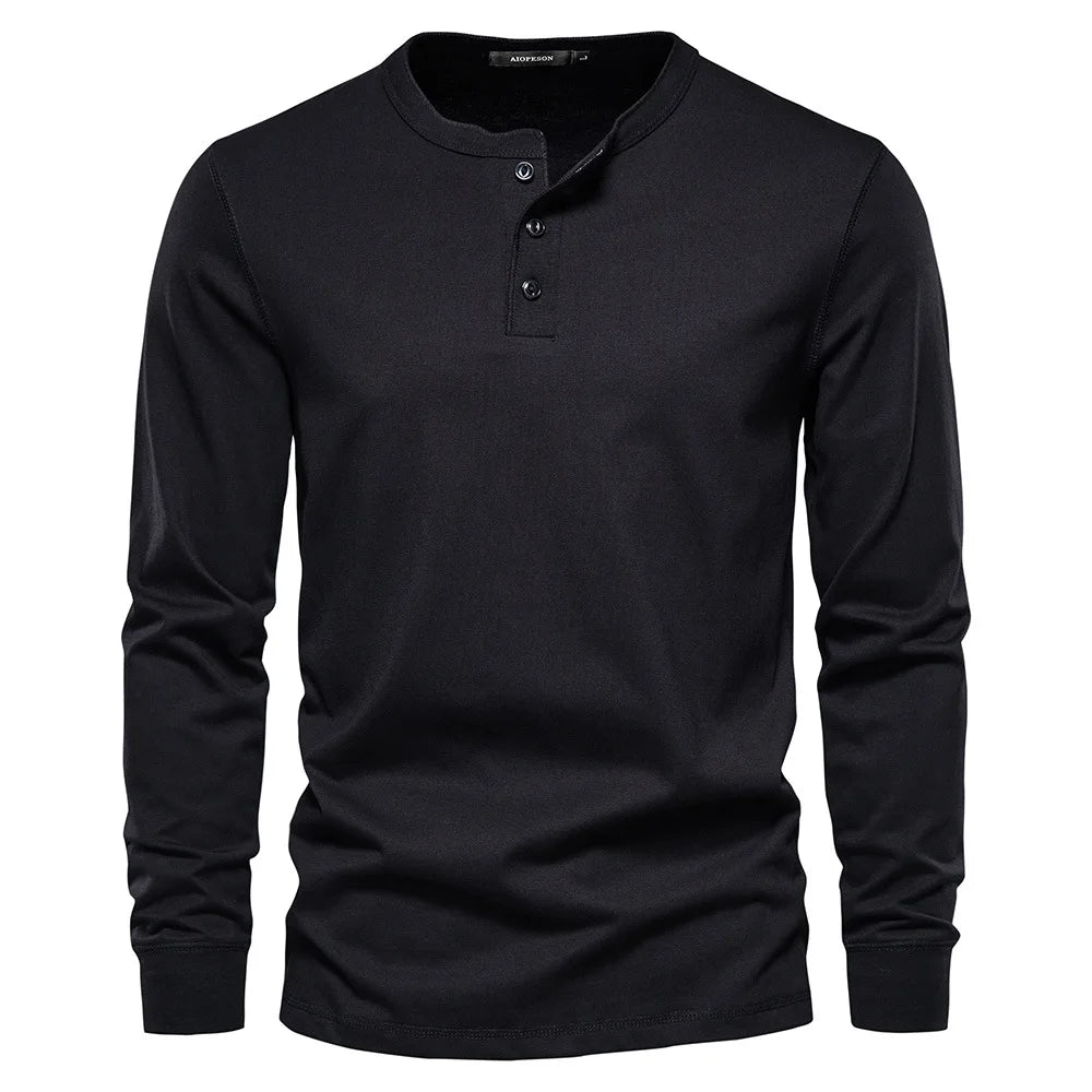 VARENO Henley Sweatshirt