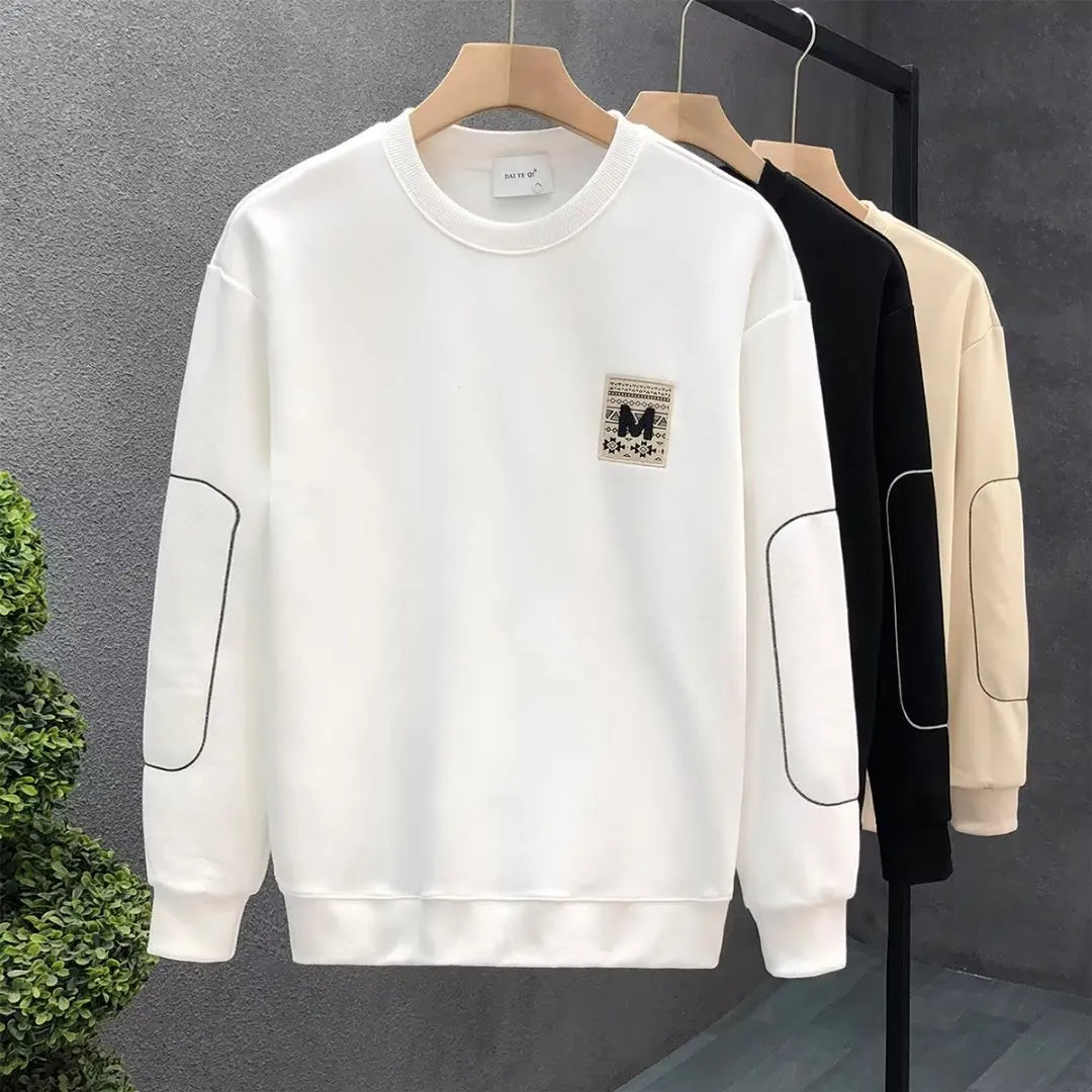 VARENO Korean Casual Sweatshirt