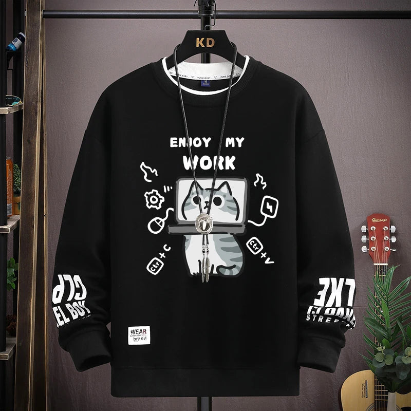 VARENO TV Kedi Sweatshirts