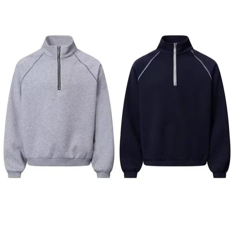 VARENO Fermuarlı Sweatshirt