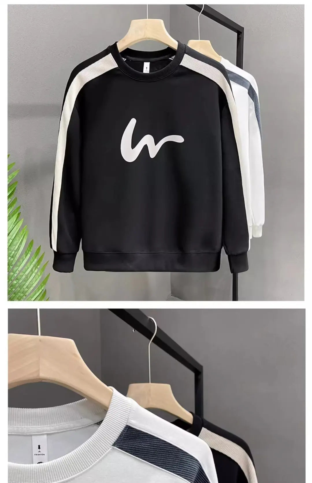 VARENO Korean Cotton Sweatshirt