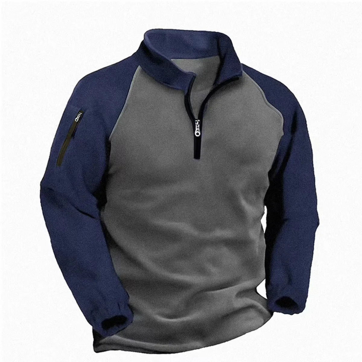 VARENO Zipper Sweatshirt