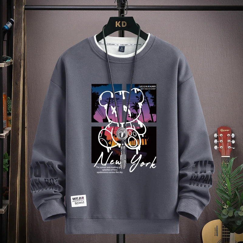 VARENO Bear Sunset Sweatshirt