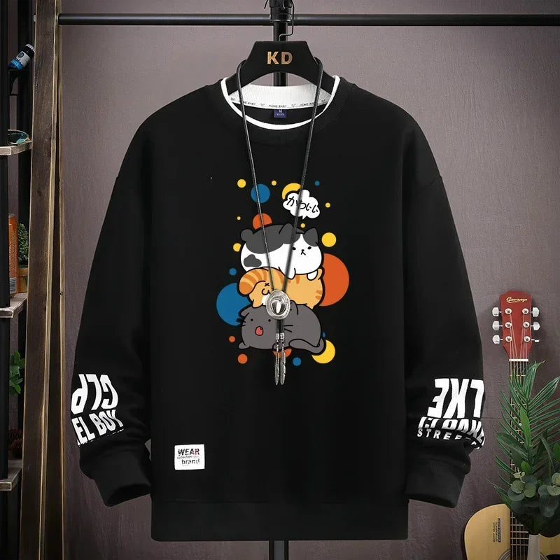 VARENO JP Cartoon Sweatshirt