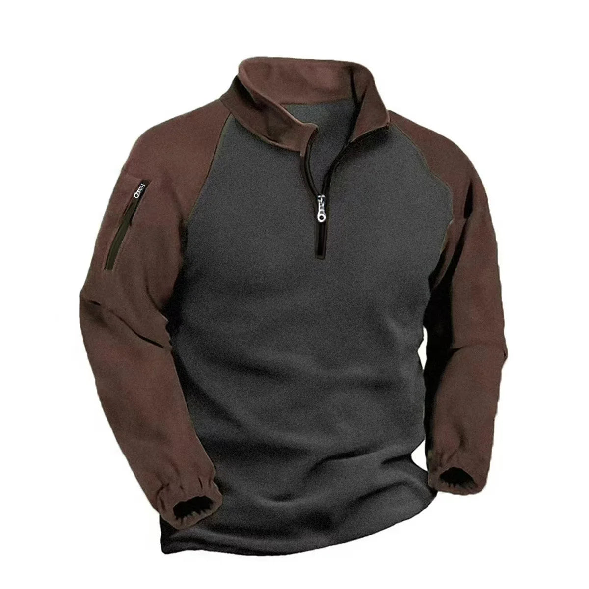 VARENO Zipper Sweatshirt