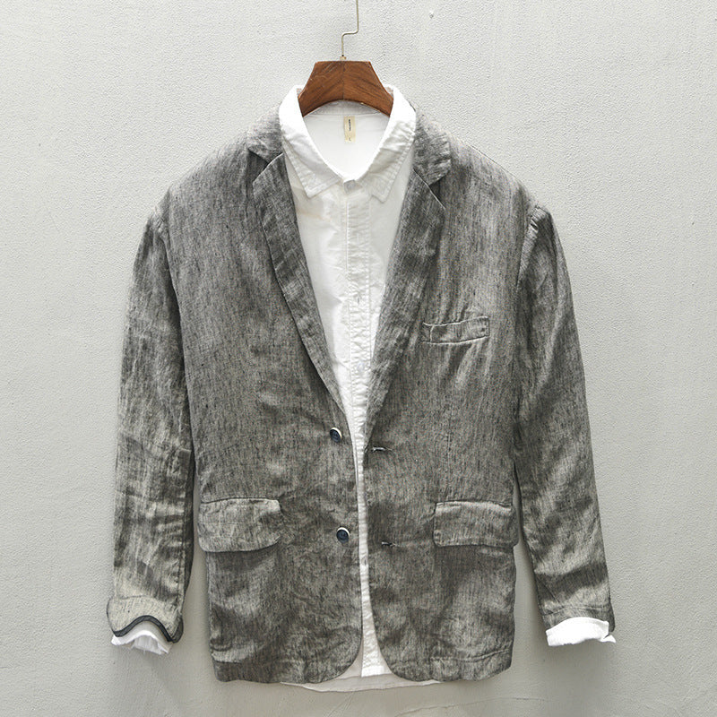 RANDY Keten Blazer Ceket