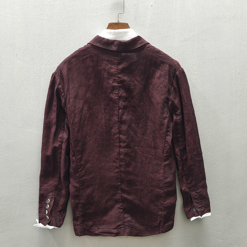 RANDY Keten Blazer Ceket