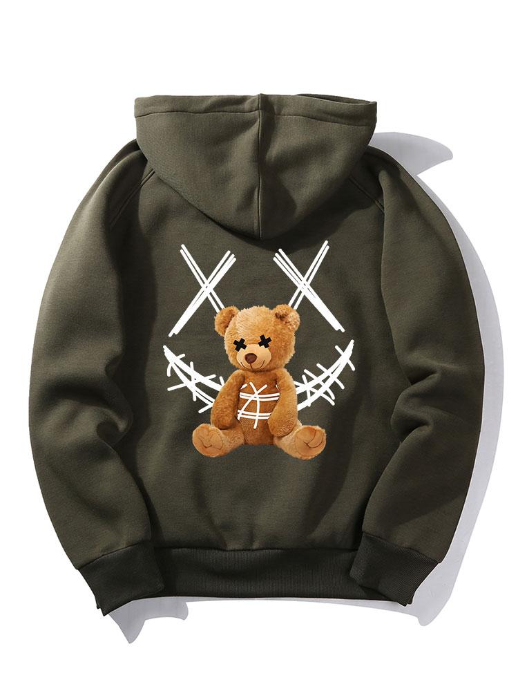 VARENO Smiley Bear Hoodie