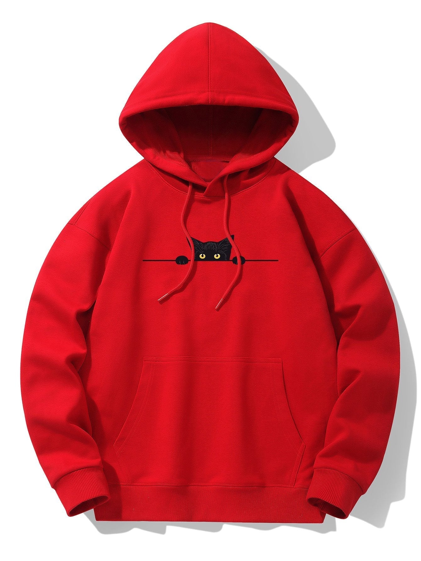 VARENO Black Cat Drop Hoodie
