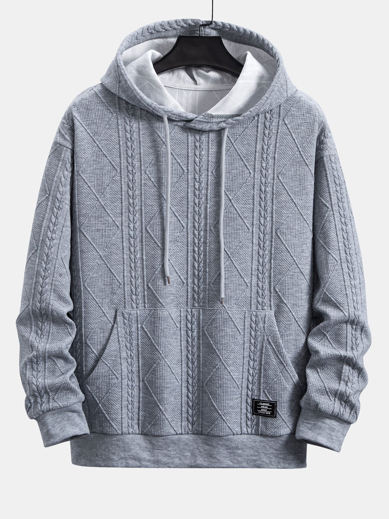 VARENO Geometric Hoodie