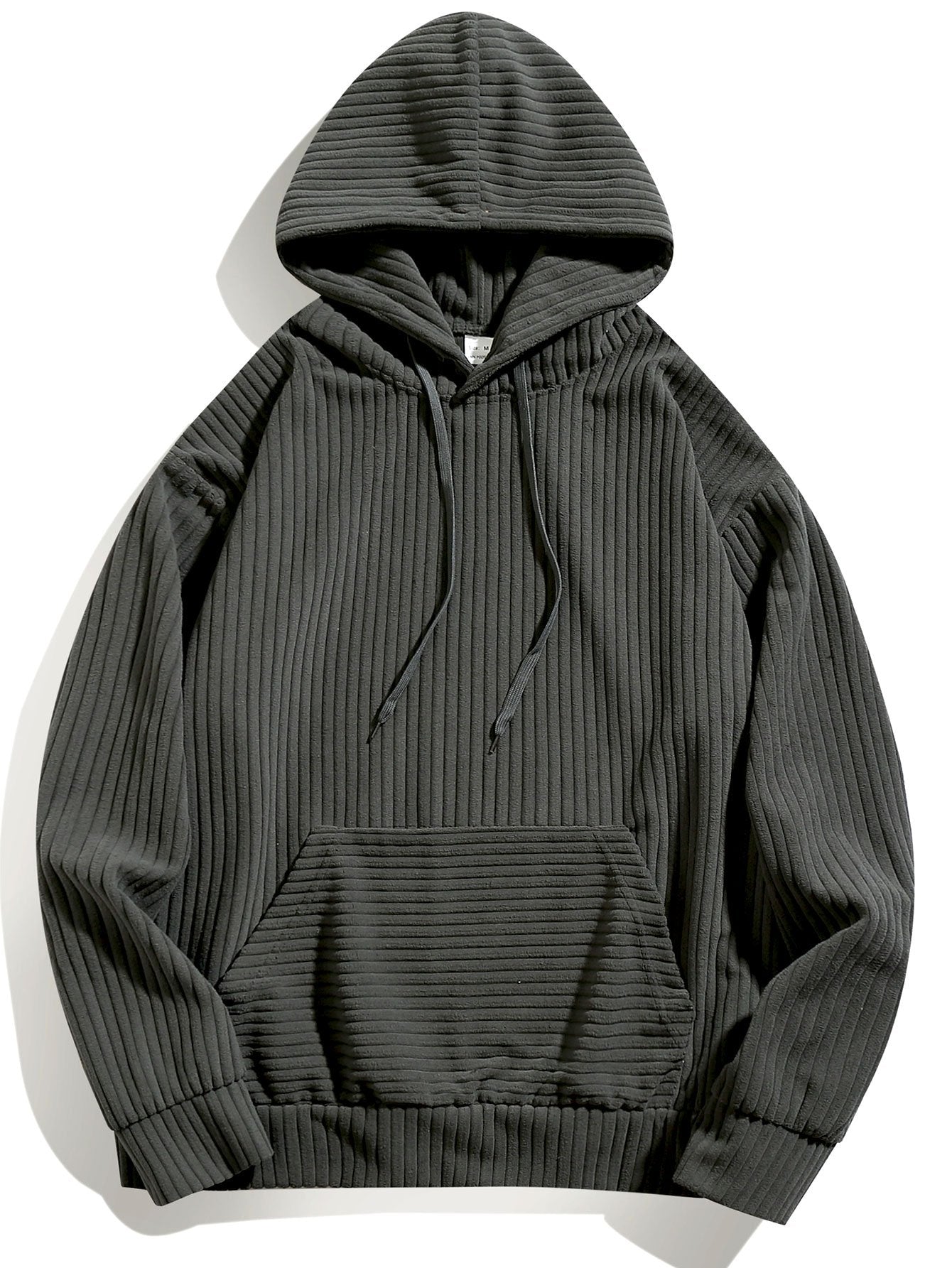 VARENO Relax Fit Corduroy Hoodie