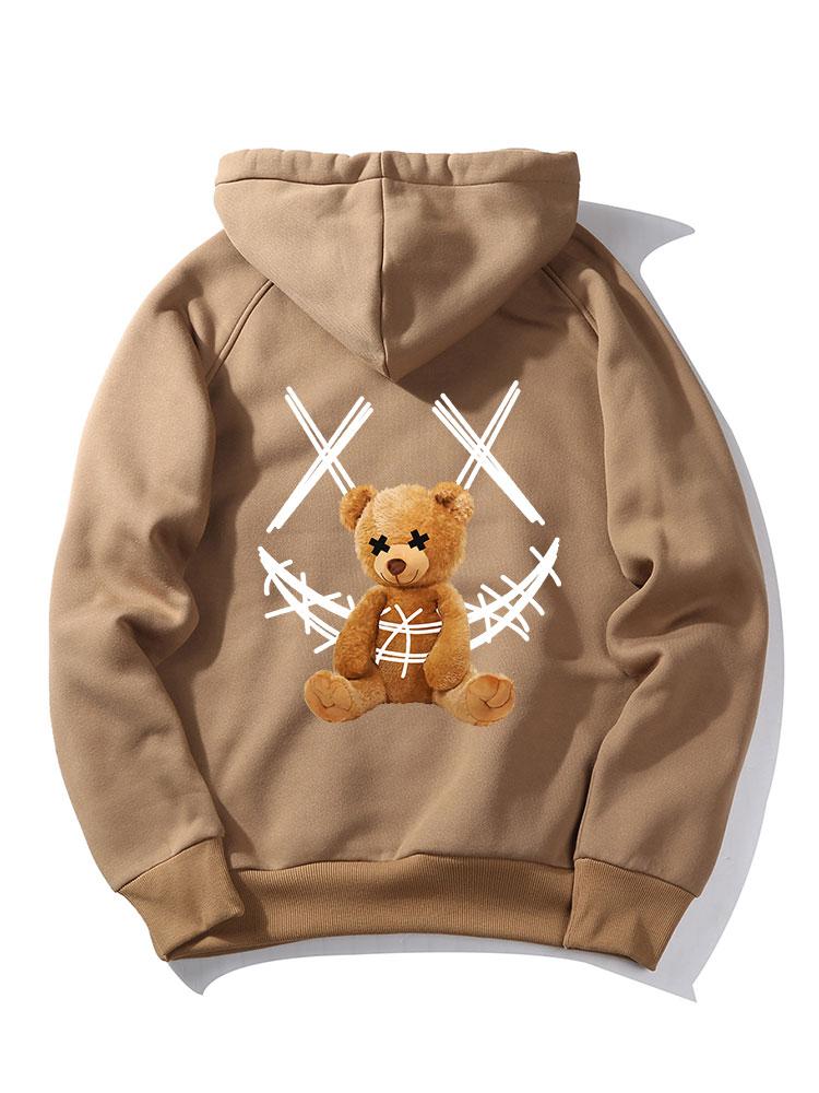 VARENO Smiley Bear Hoodie