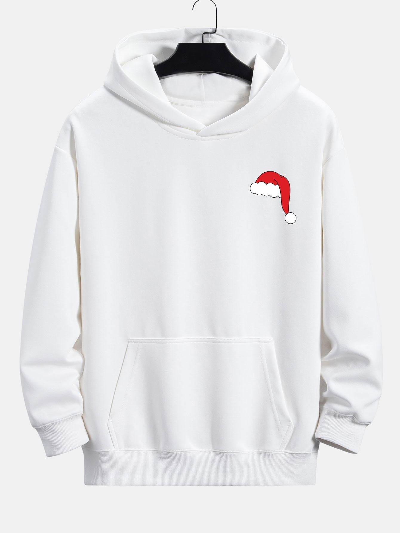 VARENO Santa Hat Staring Hoodie