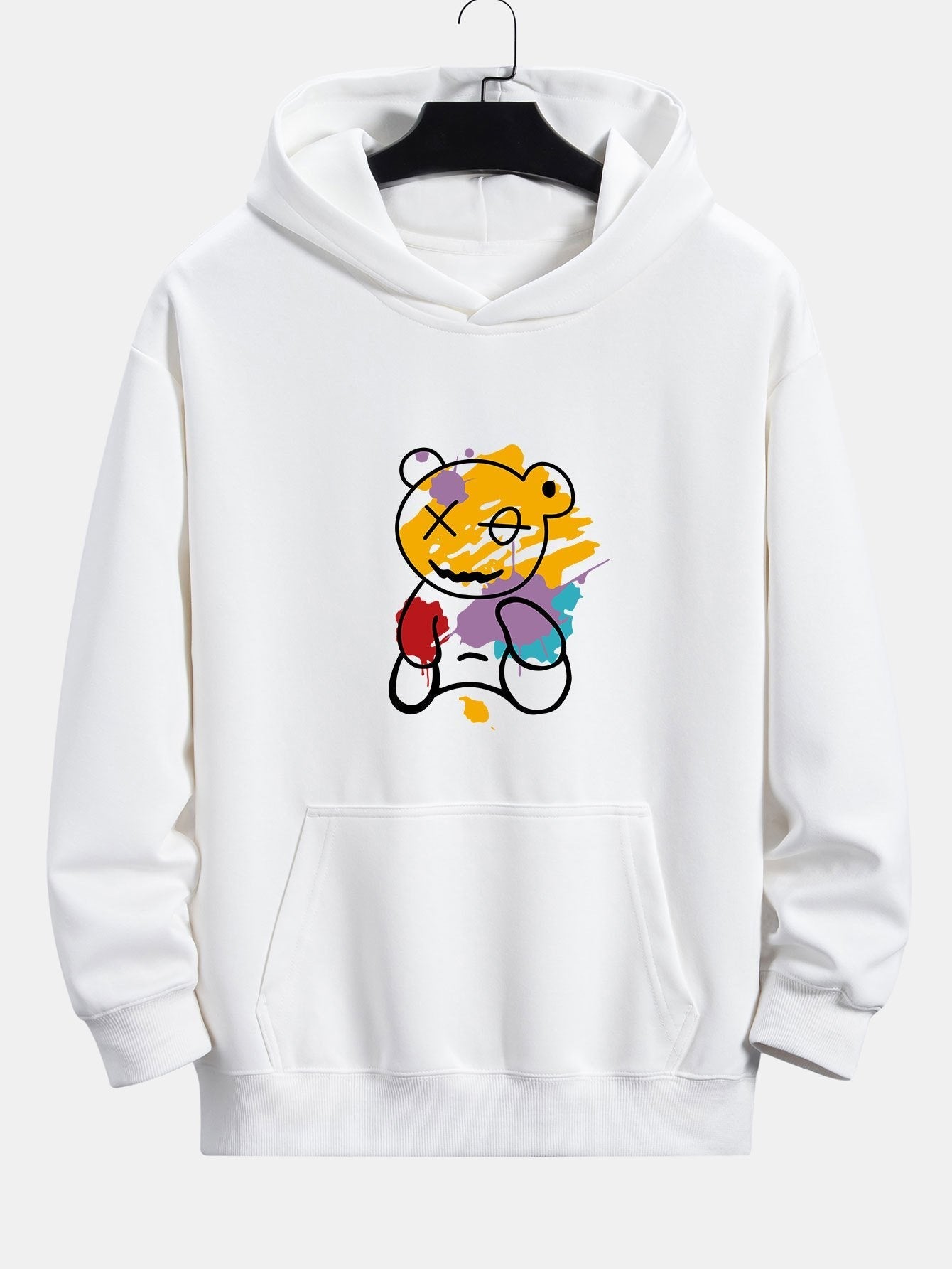 VARENO Graffiti Bear Hoodie