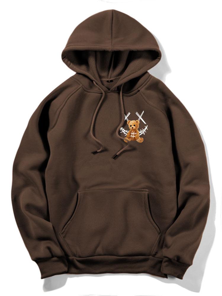 VARENO Smiley Bear Hoodie