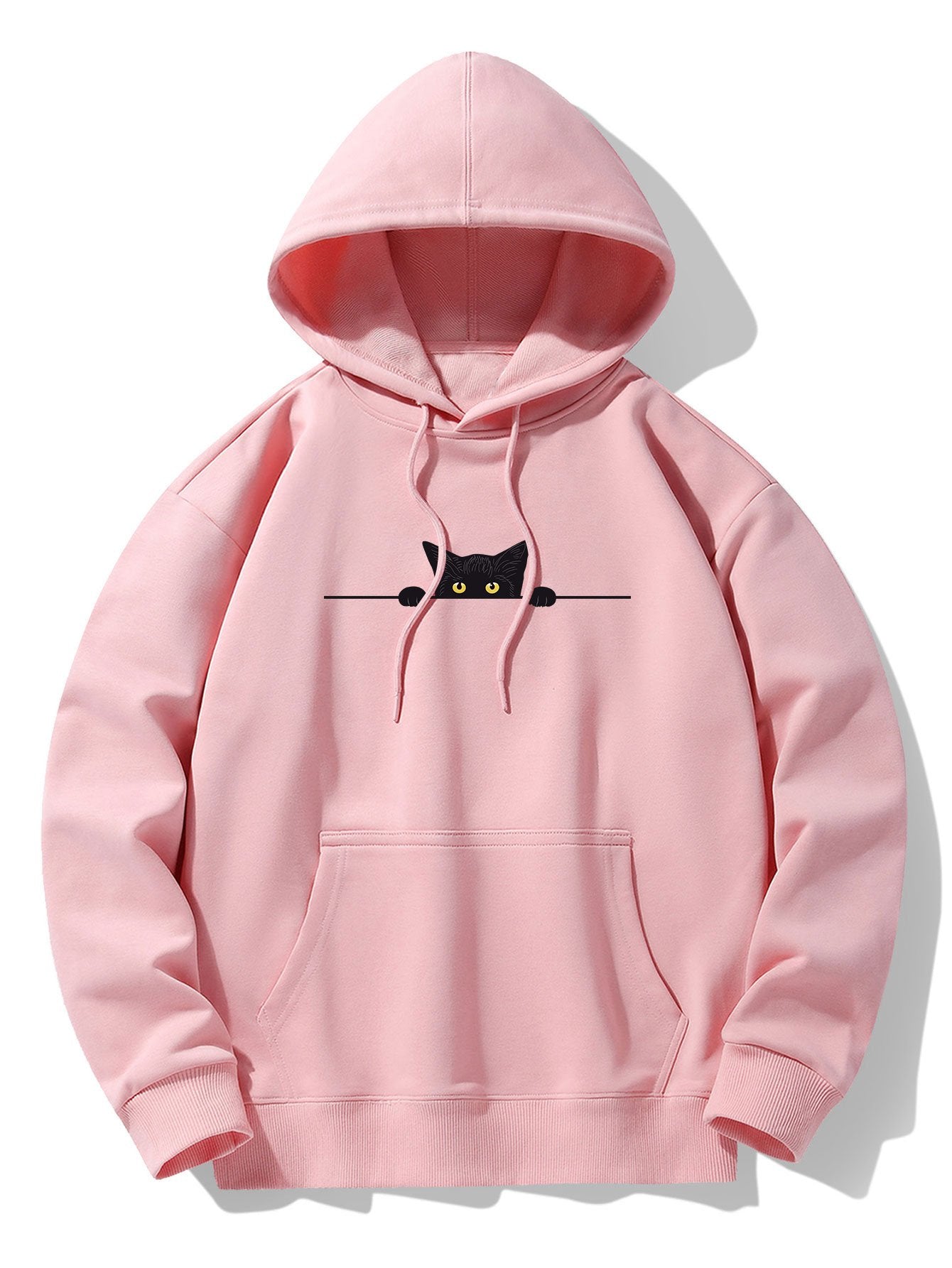 VARENO Black Cat Drop Hoodie