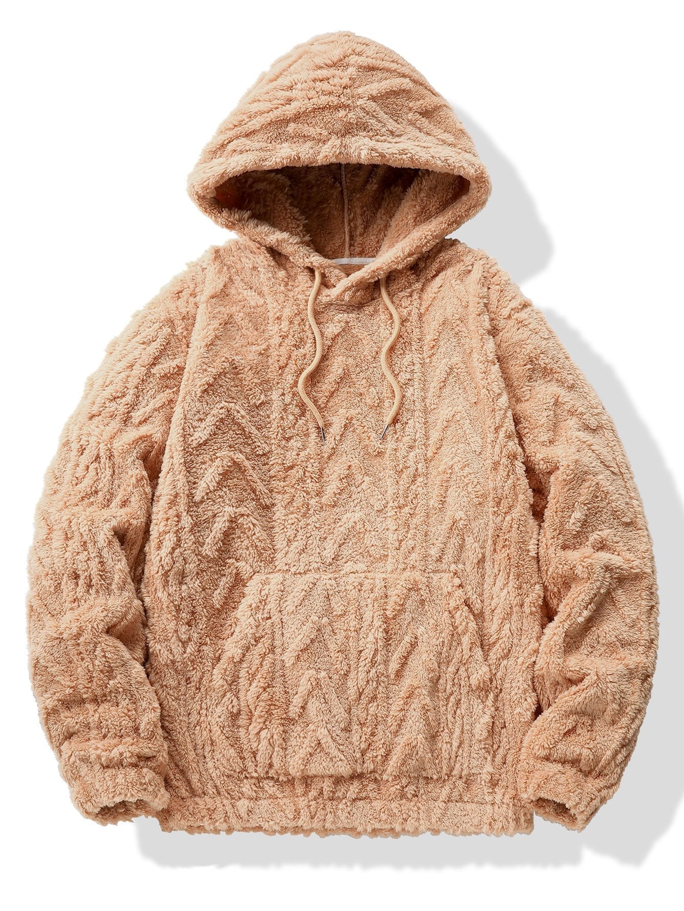 VARENO Geometric Jacquard Hoodie