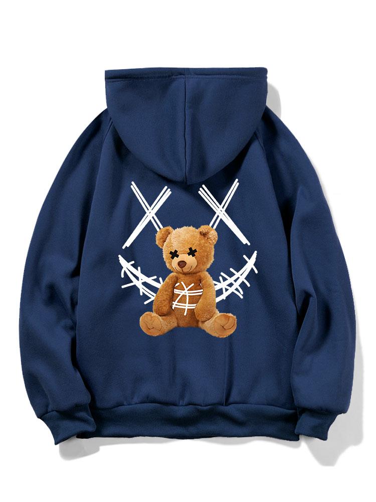 VARENO Smiley Bear Hoodie
