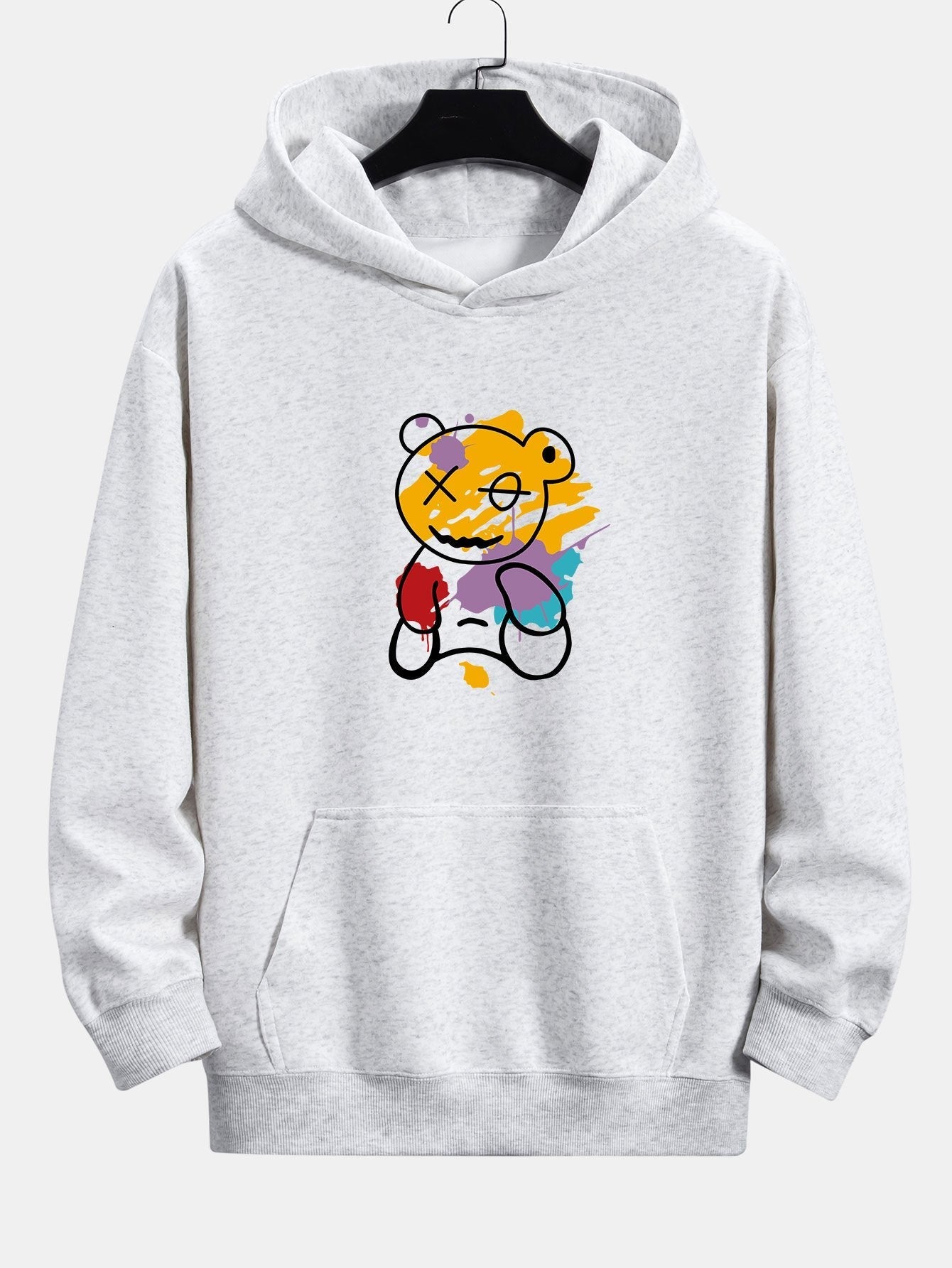 VARENO Graffiti Bear Hoodie