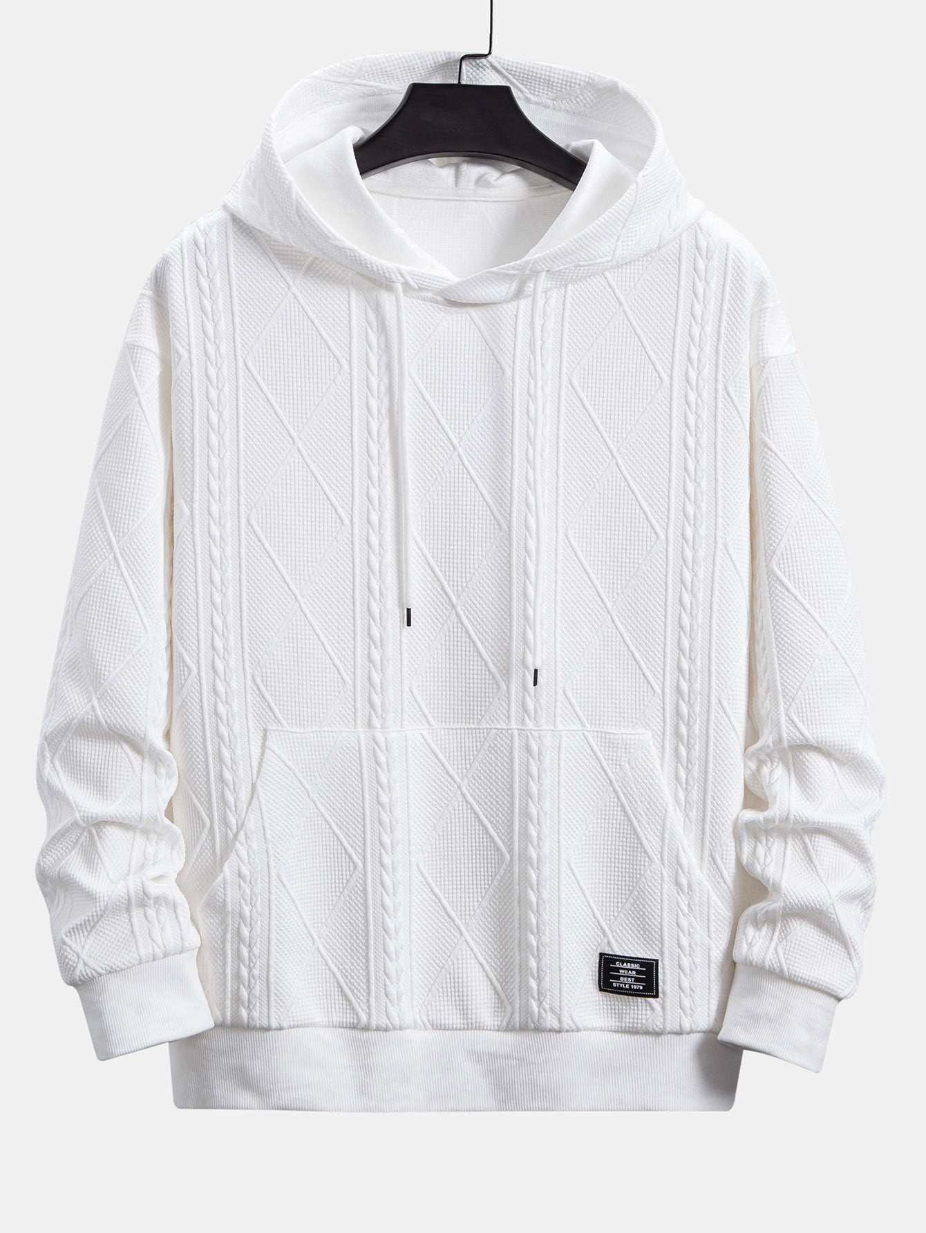 VARENO Geometric Hoodie