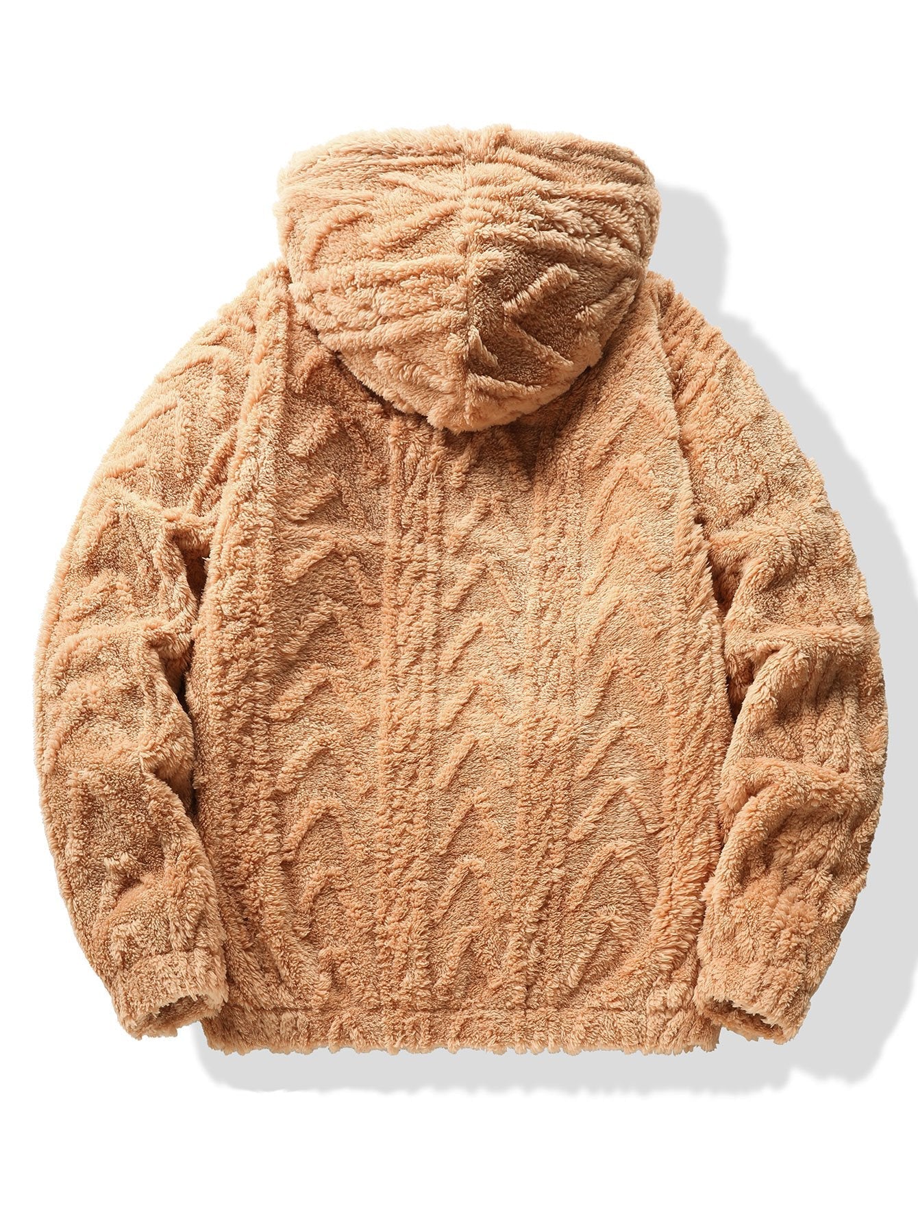 VARENO Geometric Jacquard Hoodie