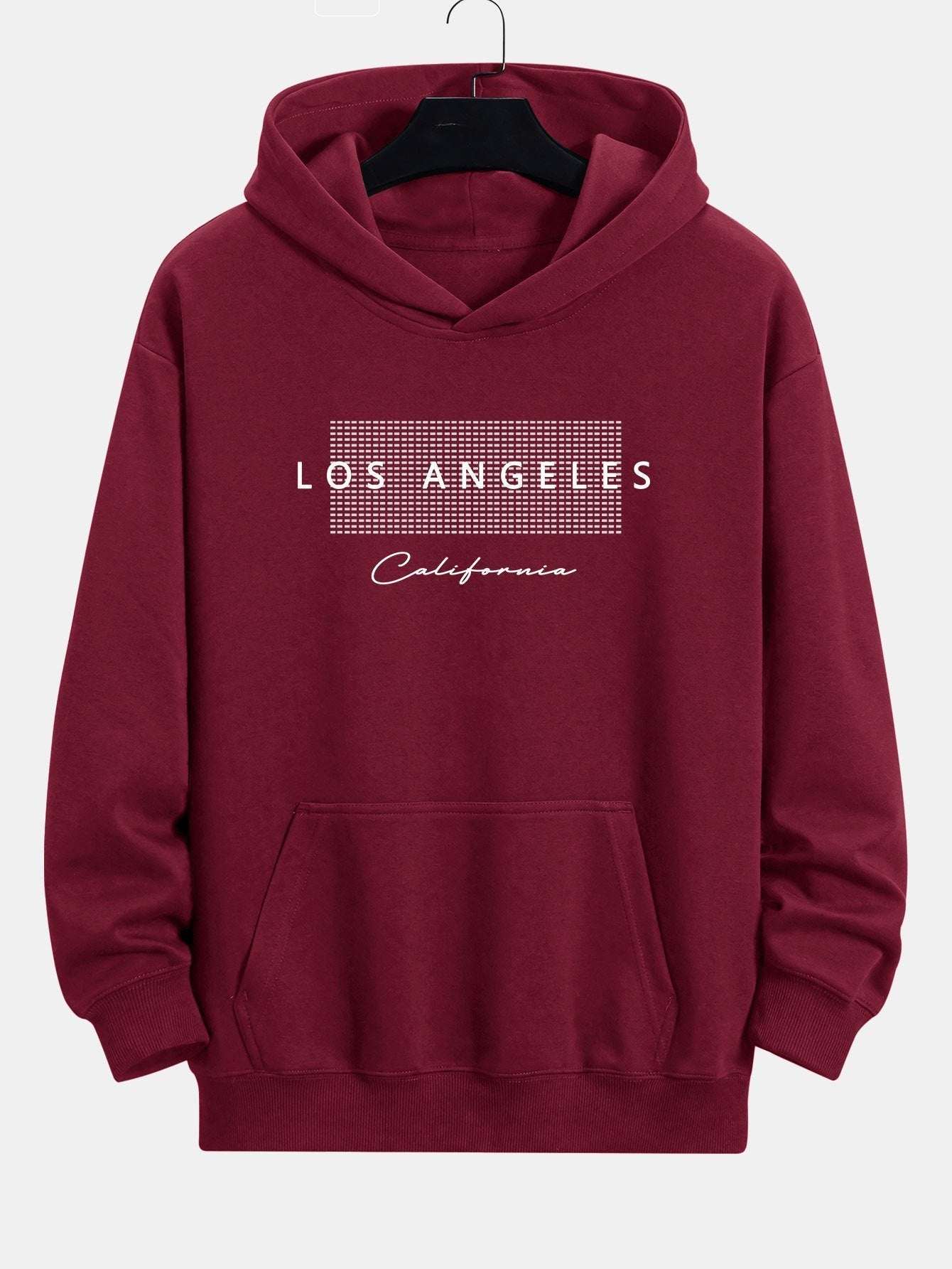VARENO Los Angeles Checkered Hoodie