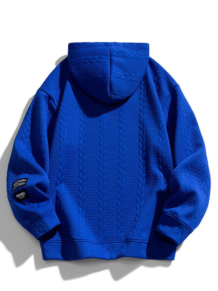 VARENO Wheat Jacquard Hoodie