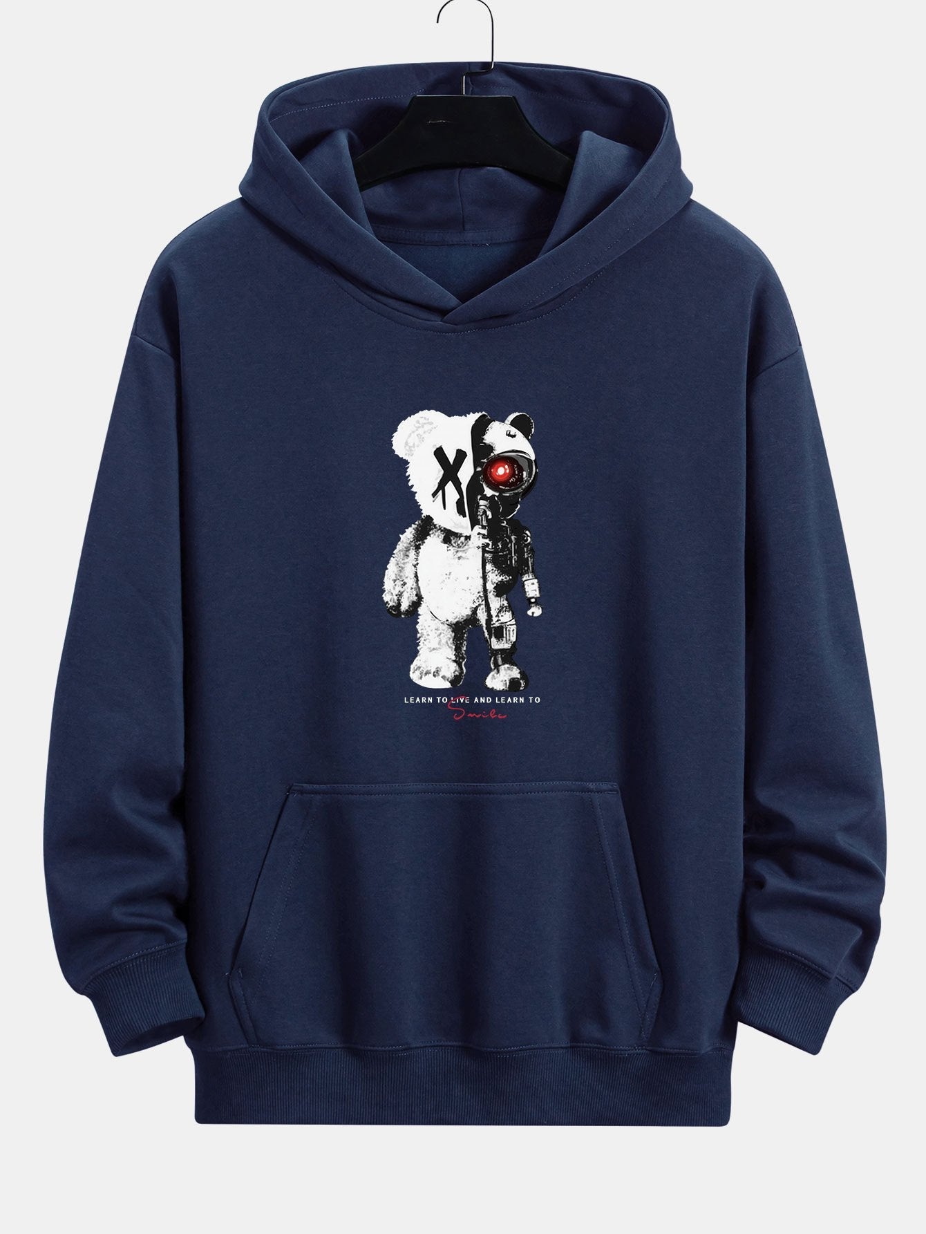 VARENO Robot Bear Hoodie