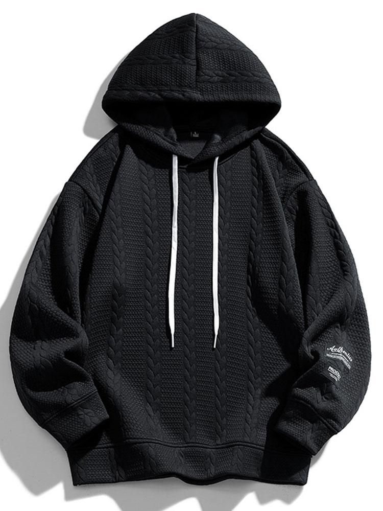 VARENO Wheat Jacquard Hoodie