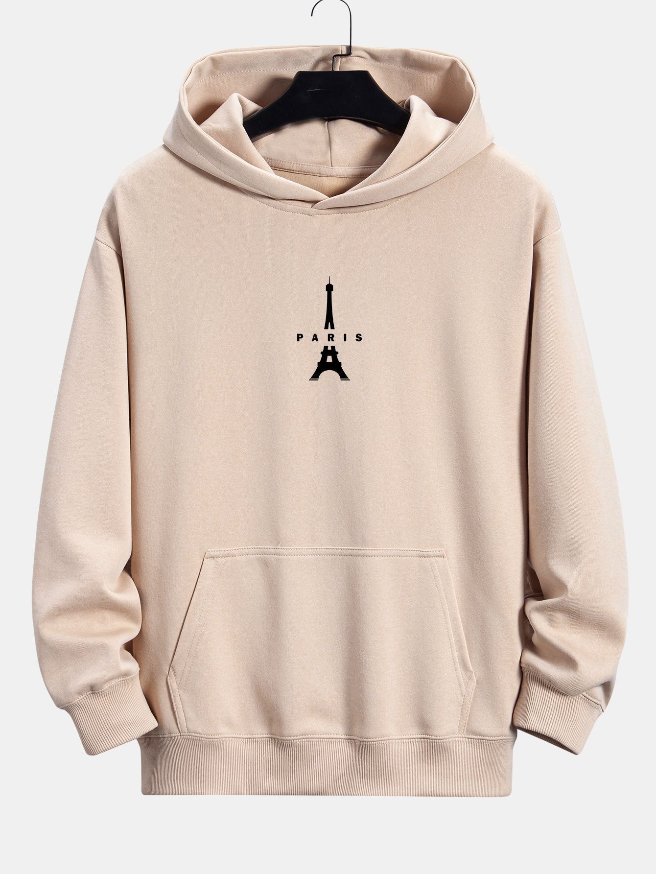 VARENO Paris Eiffel Kulesi Hoodie