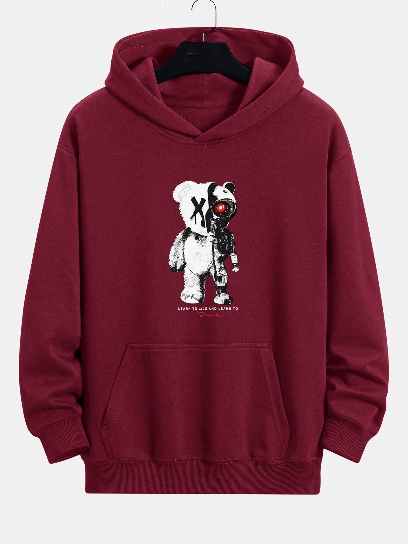 VARENO Robot Bear Hoodie