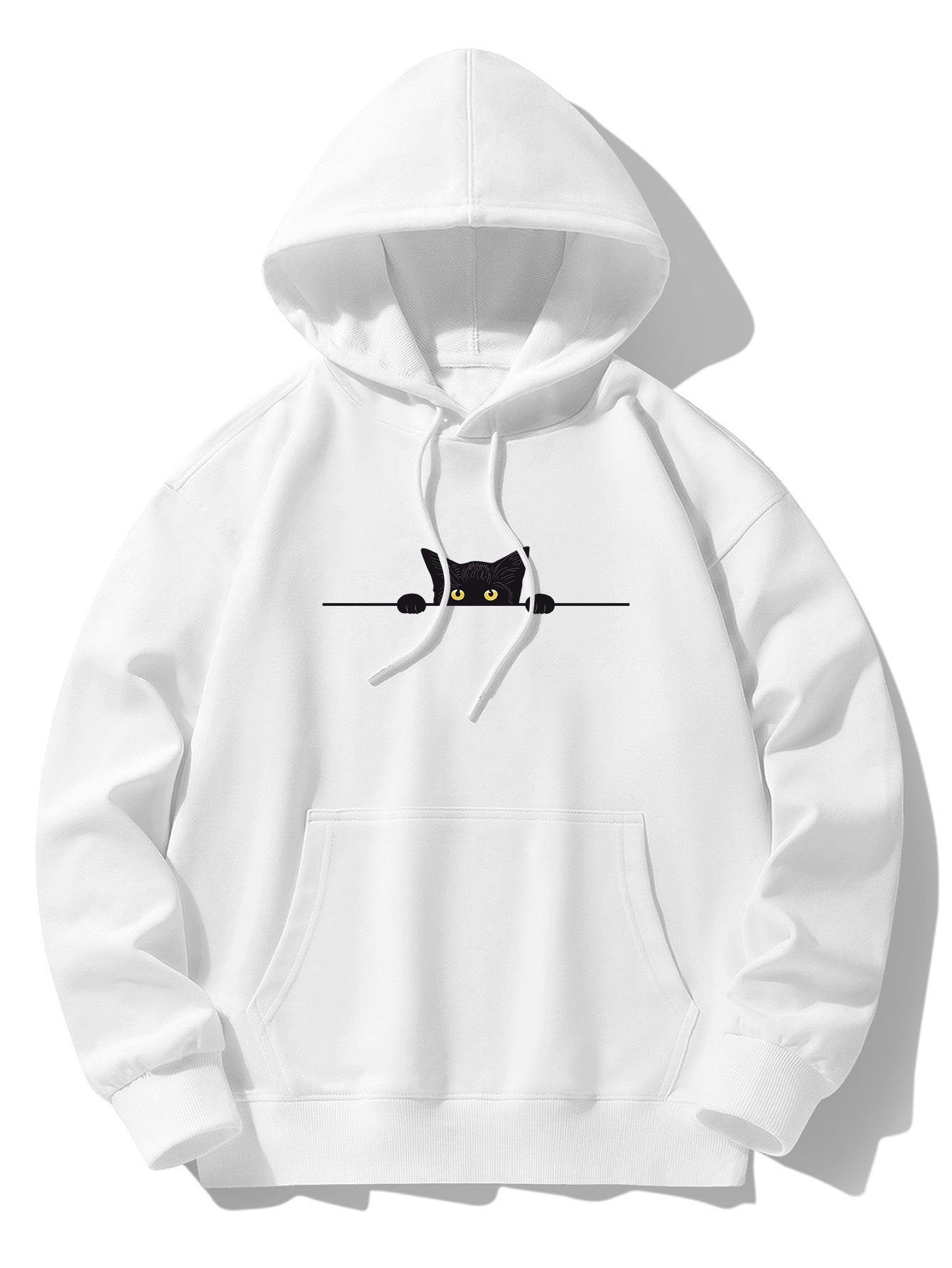 VARENO Black Cat Drop Hoodie