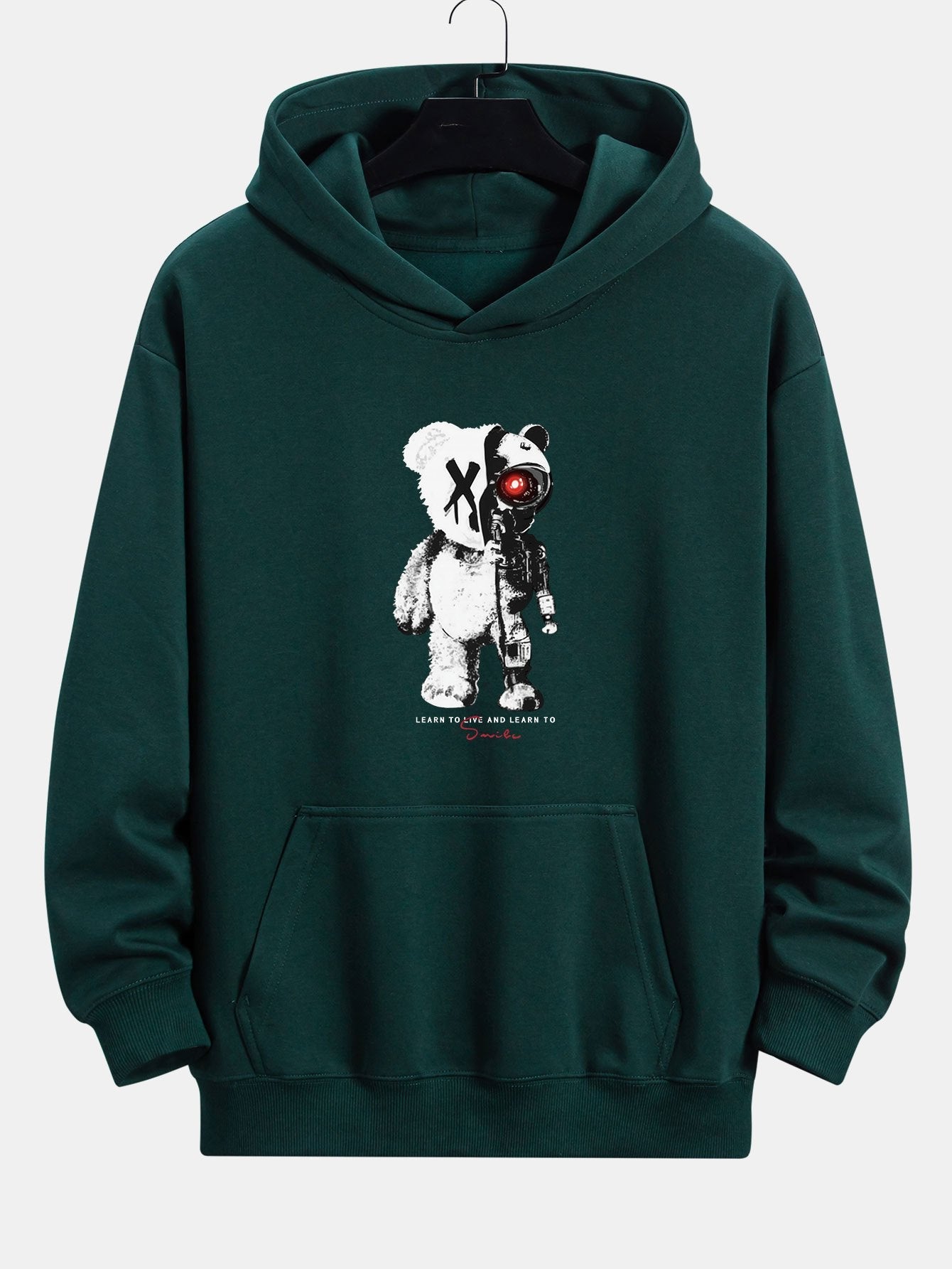 VARENO Robot Bear Hoodie