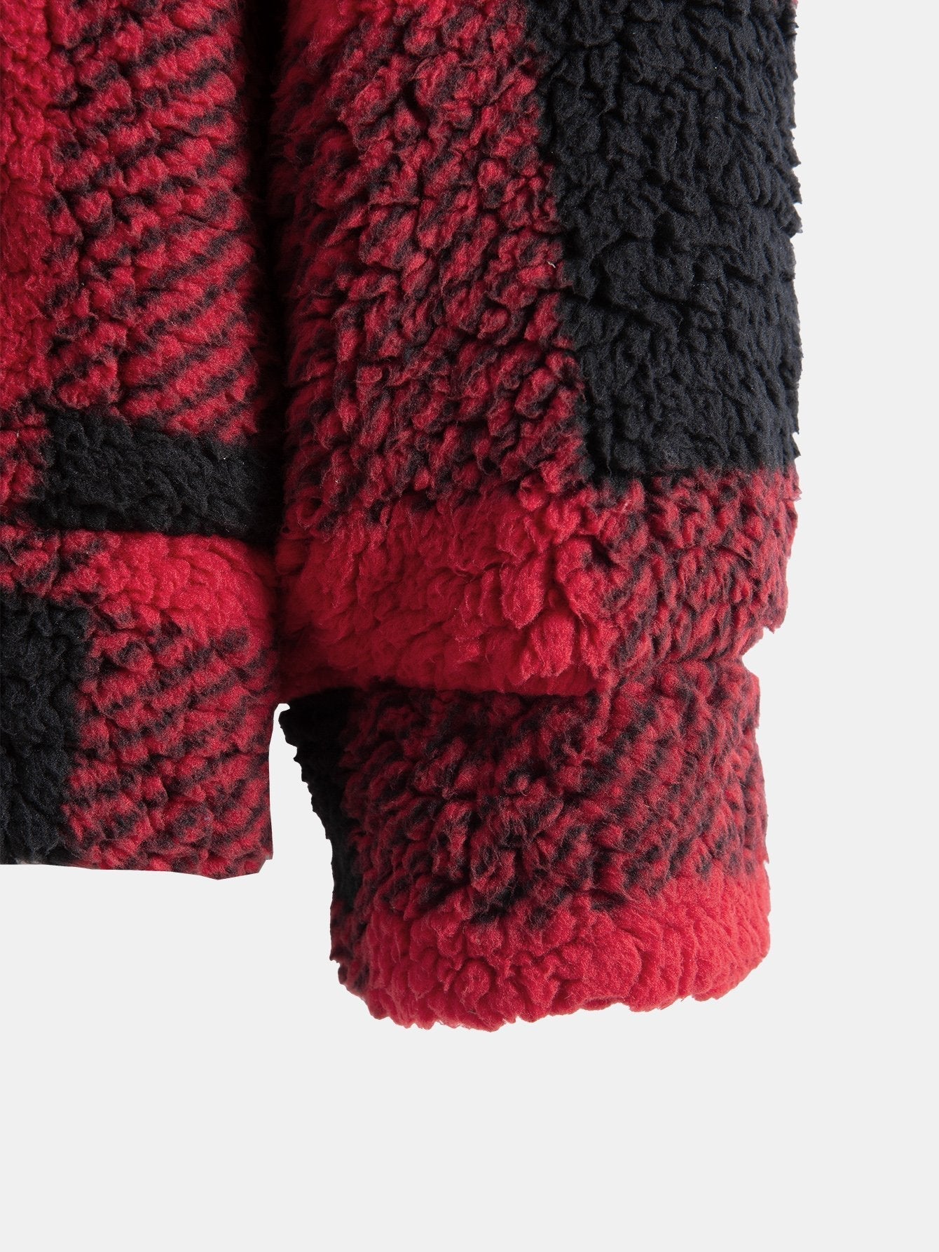 VARENO Plaid Pattern Hoodie